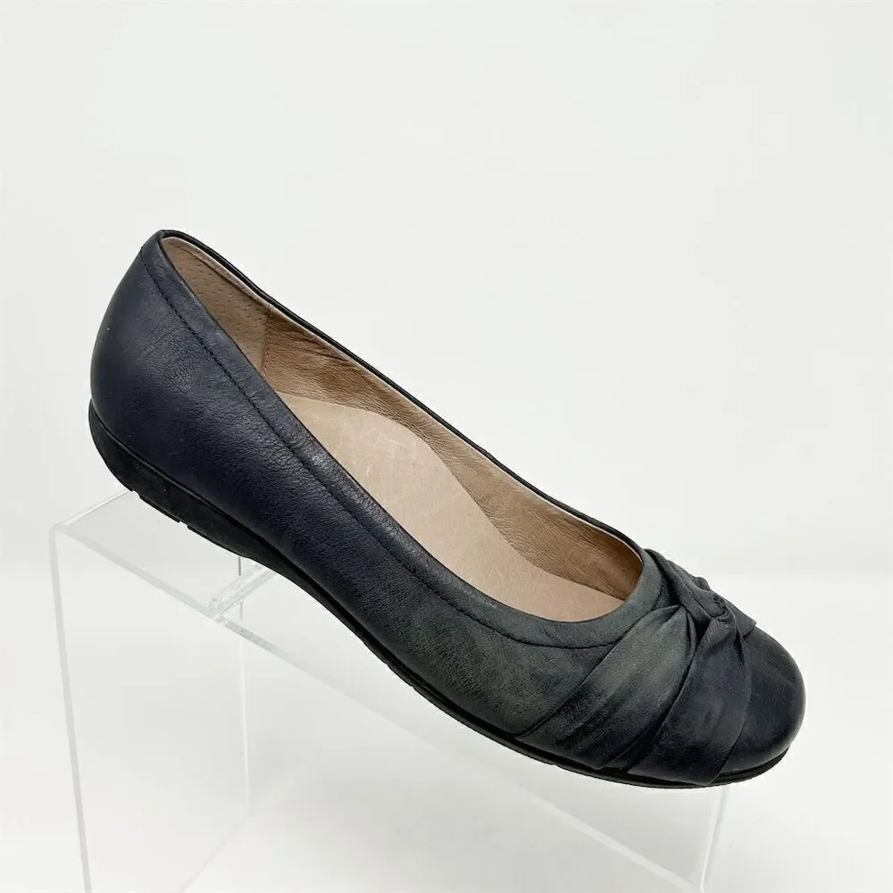 ABEO Terrie Women's Ballet Flats Black Gray Ombre Size 7 Neutral Casual Slip On